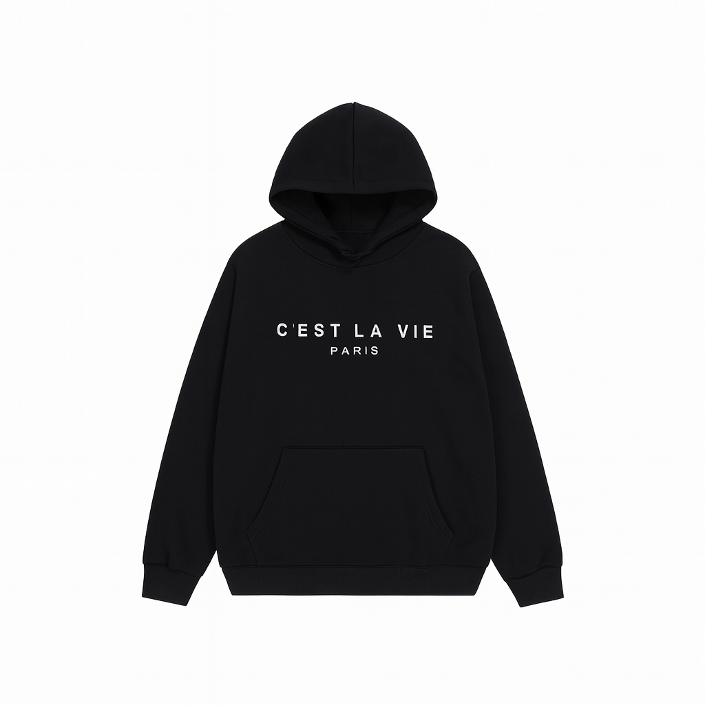 Sweat à capuche oversize Aura13 pour femme, imprimé lettres, style streetwear – Idéal pour l'automne et l'hiver