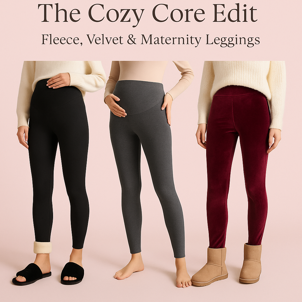 Cozy Core Edit - Fleece, Velvet & Maternity Leggings