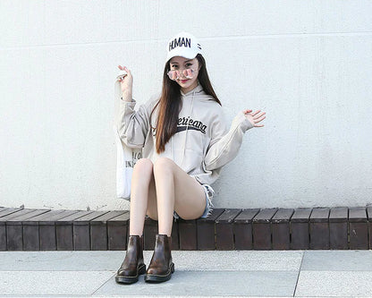 Aura13 Women’s Chelsea Ankle Boots – Classic Martin Short Boots with Waterproof Platform & Block Heel