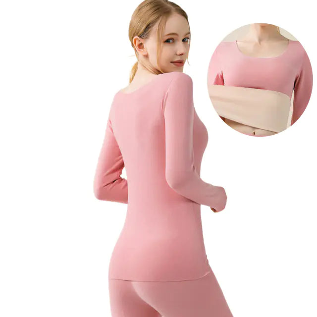 Aura13 Women’s Thermal Long Johns Set – Soft Wool Base Layer for Winter Warmth