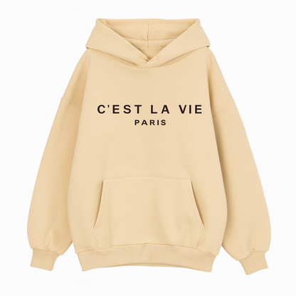 Aura13 Women’s Letter Print Streetwear Hoodie – Oversized Pullover Sweatshirt for Autumn & Winter