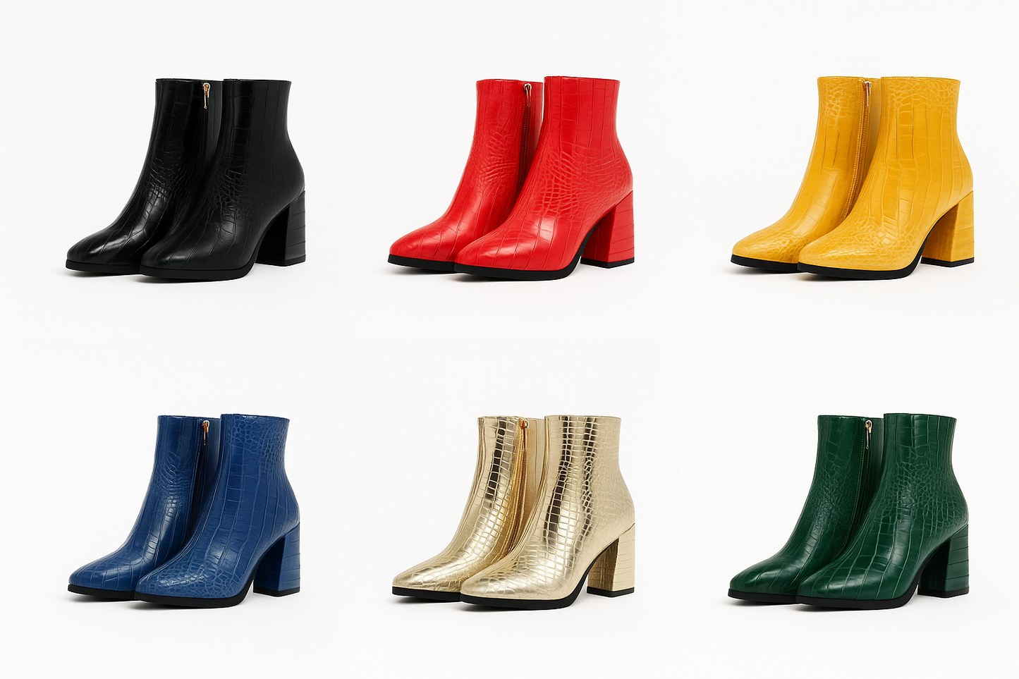 Aura13 Luxury Women’s Fashion Boots with Zipper