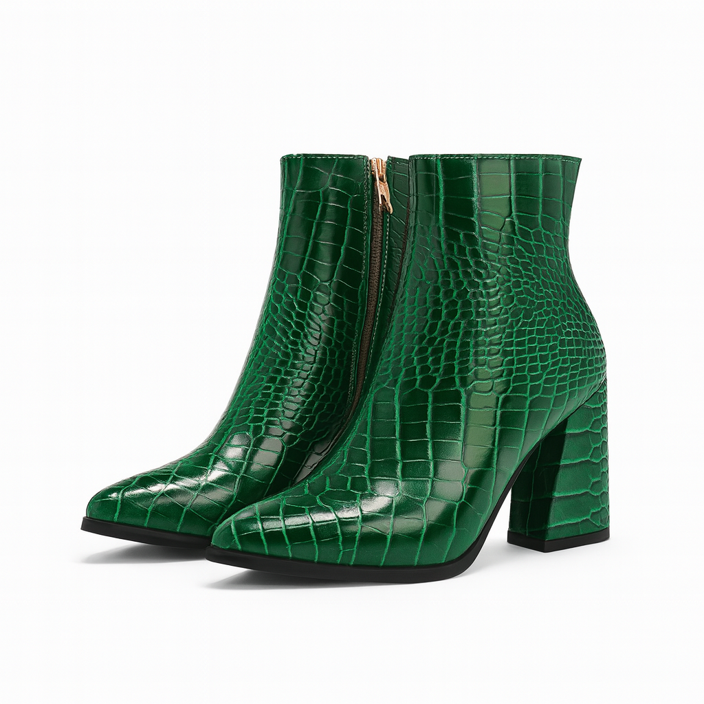 Aura13 Luxury Women’s Fashion Boots with Zipper