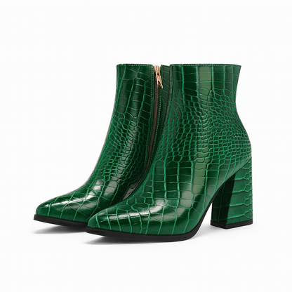 Aura13 Luxury Women’s Fashion Boots with Zipper