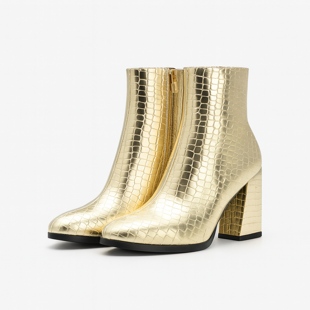 Aura13 Luxury Women’s Fashion Boots with Zipper