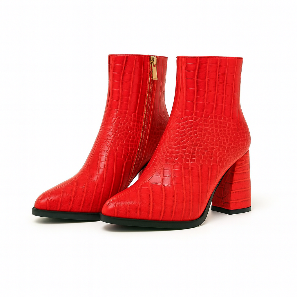 Aura13 Luxury Women’s Fashion Boots with Zipper