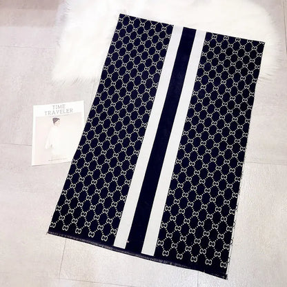 Aura13 290g Reversible Cashmere Scarf Shawl – Soft Double-Sided Winter Wrap for Women