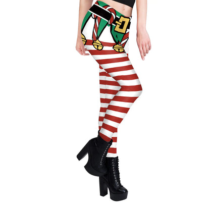 Holiday Cheer Christmas Leggings for Women | Aura13 Festive Print Pants