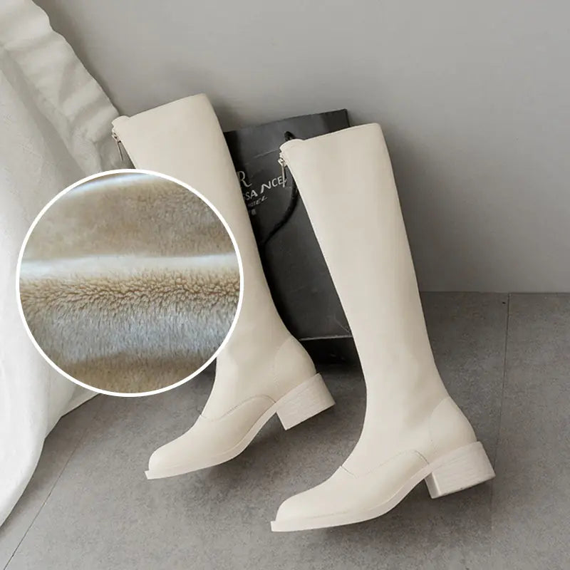 Aura13 Women’s Over-the-Knee Riding Boots – Flat Heel Tall Fashion Boots