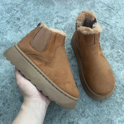 Aura13 Winter Snow Boots – Waterproof, Fleece-Lined Women’s Boots with Non-Slip Sole