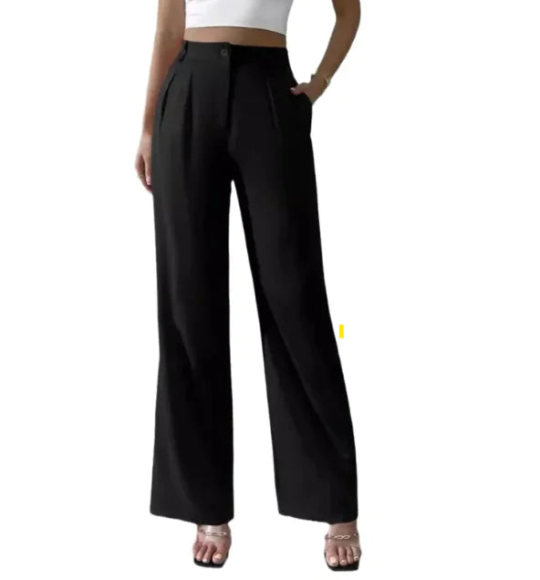 Aura13 Women’s Elegant Formal Pants – Tailored Solid Color Office & Evening Trousers